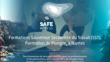 Page d'accueil du site : Safe With Us