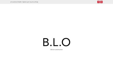 Page d'accueil du site : B.L.O