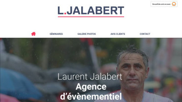 Page d'accueil du site : Laurent Jalabert