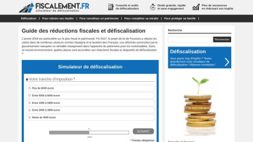 Page d'accueil du site : Fiscalement.fr