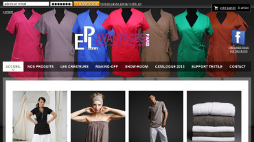 Page d'accueil du site : EPL Paris