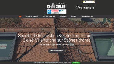 Page d'accueil du site : Ludovic Gazelle