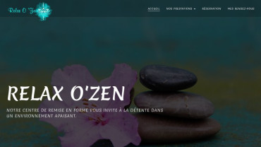 Page d'accueil du site : Relax O'zen