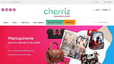 Page d'accueil du site : Cherriz