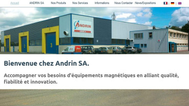 Page d'accueil du site : Andrin Magnets