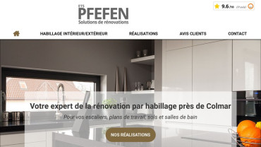 Page d'accueil du site : Pfefen
