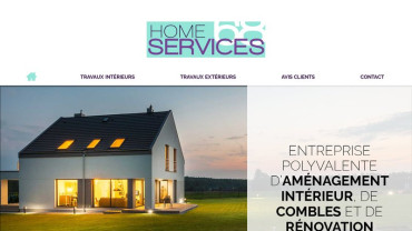 Page d'accueil du site : Home Services 68