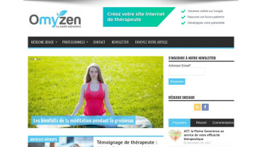 Page d'accueil du site : Omyzen