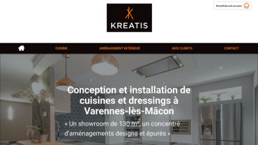 Page d'accueil du site : Kréatis