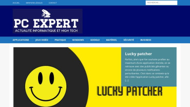 Page d'accueil du site : PC Expert