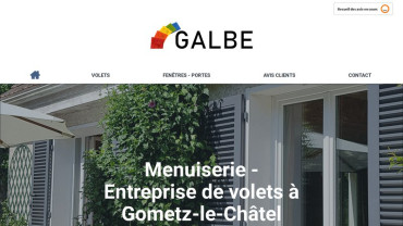 Page d'accueil du site : Galbe