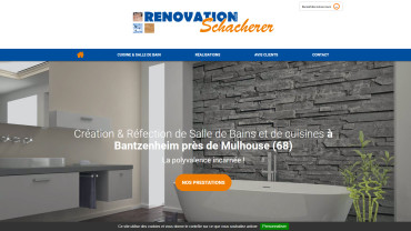 Page d'accueil du site : Rénovation Schacherer