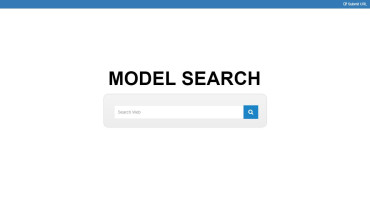 Page d'accueil du site : Model Search