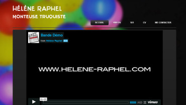 Page d'accueil du site : Hélène Raphel