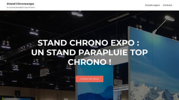 Page d'accueil du site : Chronoexpo