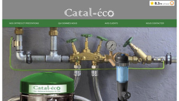 Page d'accueil du site : Catal-Eco