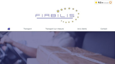 Page d'accueil du site : Fiabilis