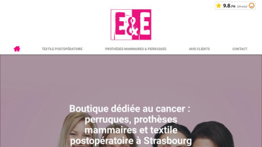 Page d'accueil du site : Elles & Embellie