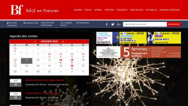 Page d'accueil du site : Bâle en Français