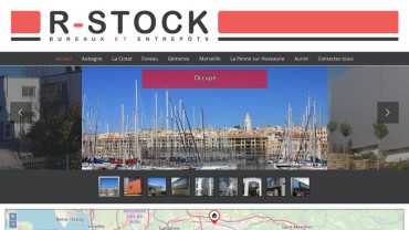 Page d'accueil du site : R-Stock
