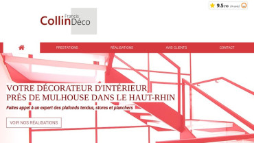 Page d'accueil du site : Francis Collin Déco