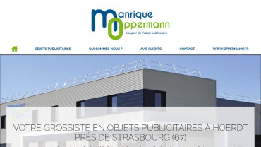 Page d'accueil du site : Manrique Oppermann