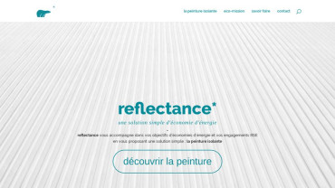 Page d'accueil du site : Reflectance