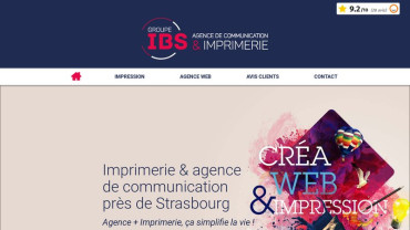 Page d'accueil du site : Groupe IBS