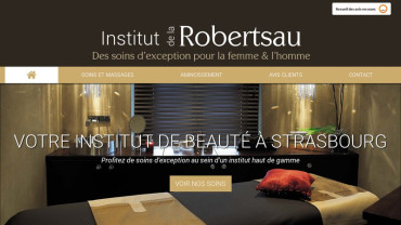 Page d'accueil du site : Institut de la Robertsau