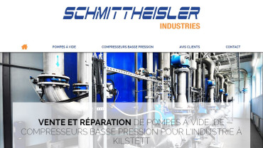 Page d'accueil du site : Schmittheisler Industries