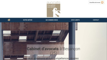 Page d'accueil du site : Fiscalité Sociétés