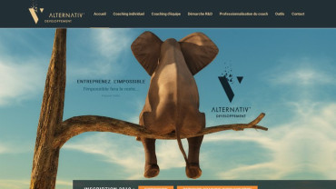 Page d'accueil du site : Alternativ’Développement