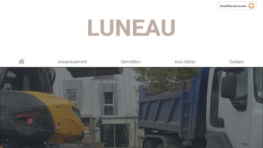Page d'accueil du site : Luneau Sàrl