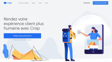 Page d'accueil du site : Crisp
