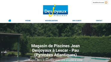 Page d'accueil du site : Jardins & Piscines d’Aujourd’hui