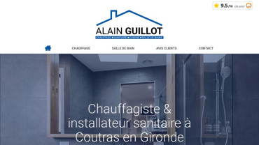 Page d'accueil du site : Alain Guillot