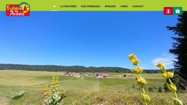 Page d'accueil du site : La Fruitière des Pontets 