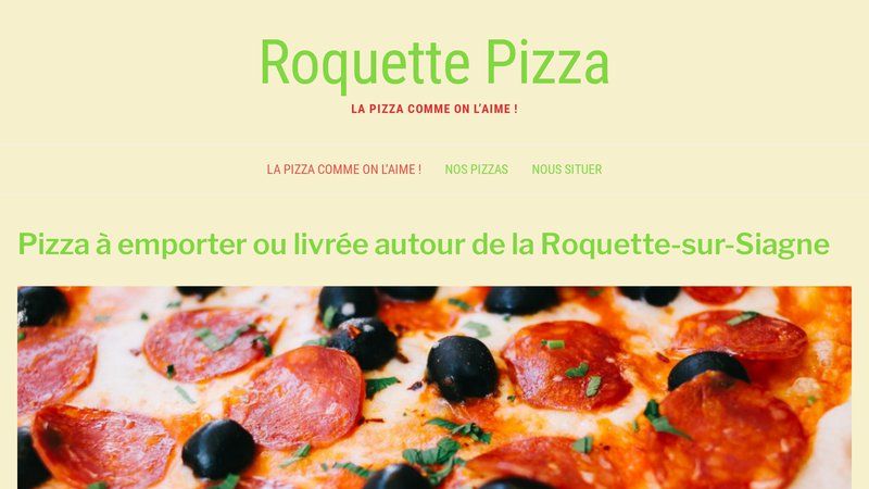 Roquette Pizza