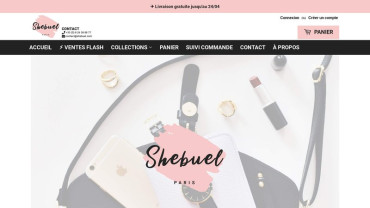 Page d'accueil du site : Shebuel
