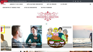 Page d'accueil du site : Rencontre et seduction