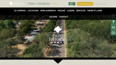 Page d'accueil du site : Fierbois