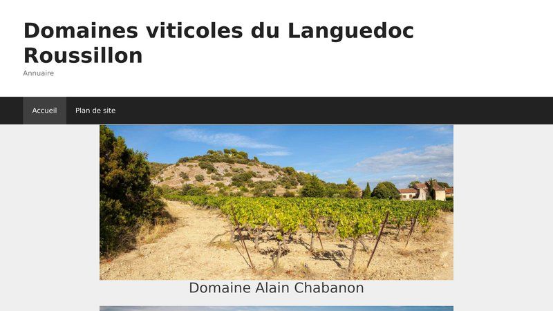 Domaines viticoles du Languedoc-Roussillon