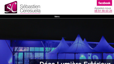 Page d'accueil du site : Sebastien Ceresuela