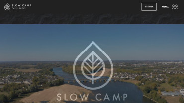 Page d'accueil du site : Slow-camp