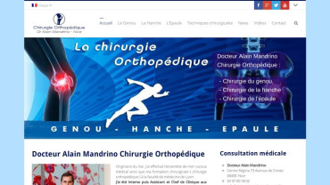 Page d'accueil du site : Chirurgie Othopédique