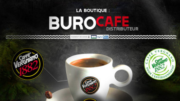 Page d'accueil du site : Buro Café