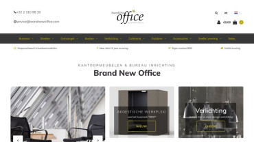 Page d'accueil du site : Brand New Office