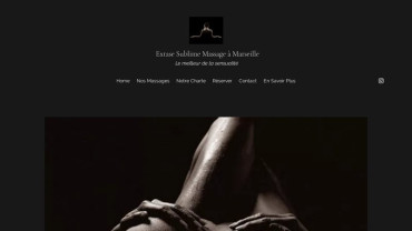 Page d'accueil du site : Extase Sublime Massage 