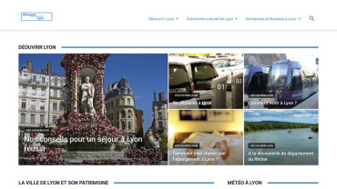 Page d'accueil du site : Découvrir Lyon