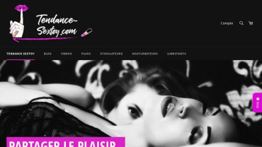 Page d'accueil du site : Tendance Sextoy